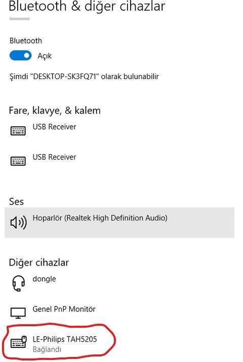 Bluetooth Kulaklık Bilgisayara Bağlanınca Kulaklık Olarak Bağlanmıyor.
