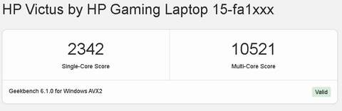 Rehber Hp Victus 15 Geekbench 6 Testi Ve Sonuçları