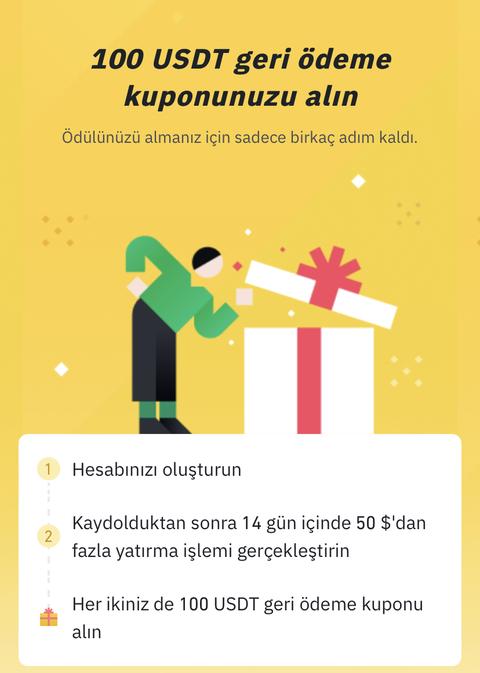 Yeni Üyelere 100$ Hediye [Binance]