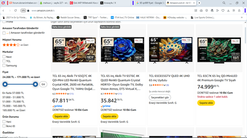 TCL TV fiyat politikasını Doğru buluyor musunuz? Yurtdışı fiyatları ile neden bukadar uçurum var ??