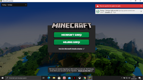 minecraft java edition açılmıyor