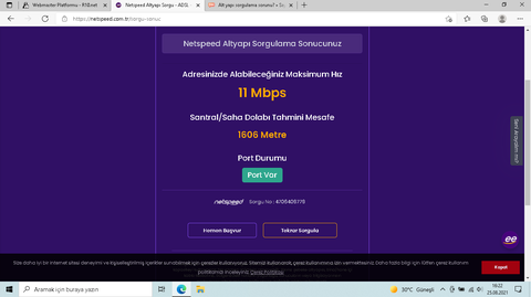 8 Mbps'e kadar Limitsiz 39 tl yanıyorr