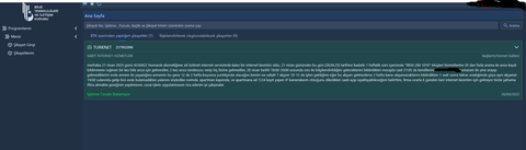 Türknet 8 gündür fiber kesintisi ısrarla gelmeyen ekip