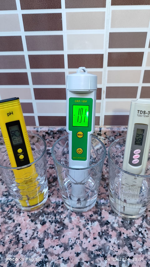 Roycera Alkali Filtre Orp,tds, ph ölçüm , inceleme test konusu