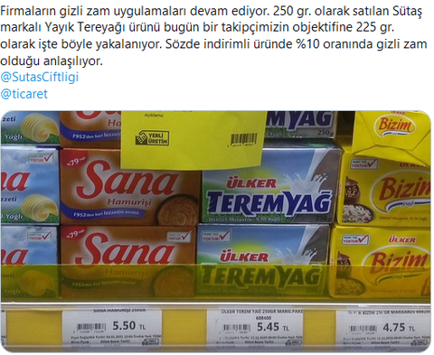 Marketlerde etiketler sürekli değişiyor!(Fiyat artıyor,gramaj düşüyor)Tanzim satış kuyrukları kapıda