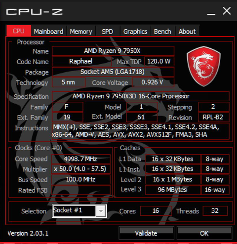 Ryzen 9 7950x3D, Radeon 6900XT ve MSI MPG x670E Cyberpunk 2077, Baldur's Gate 3 ve Starfield