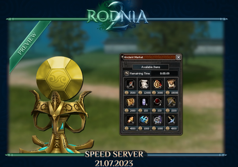 Rodnia2 | GLOBAL | Speed Server FAME | Açılış : 21.07.2023 | 1-120 | Orta PvM | Sezonluk Etkinlikler