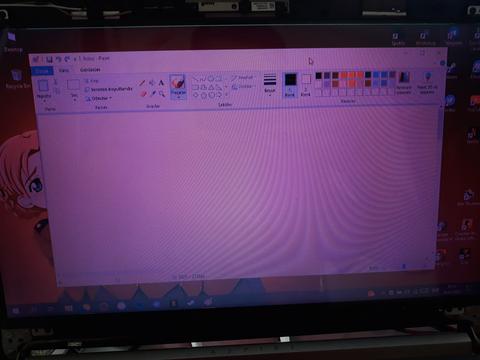 Laptop pembe ekran sorunu