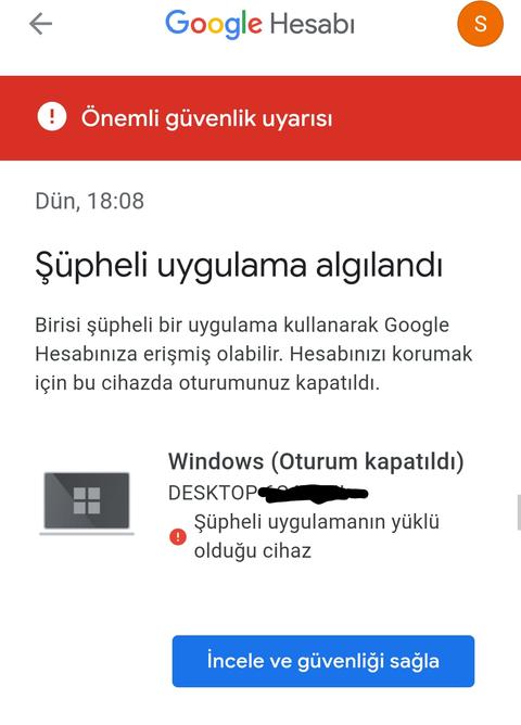 Gmail hesabıma erişemiyorum