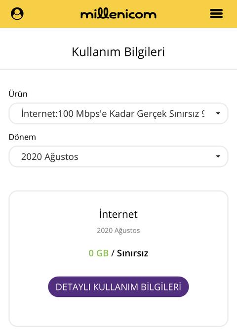 Millenicom nakil sırasında aboneliği dondurmamış