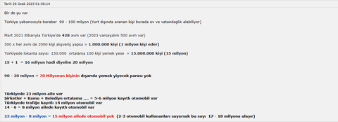 Türkiye'de trafiğe kayıtlı olan otomobillerin ortalama yaşı 14