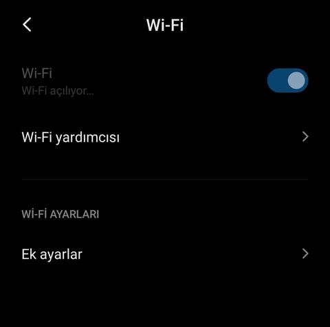 Mi9T Wifi Tuşu Çalışmıyor