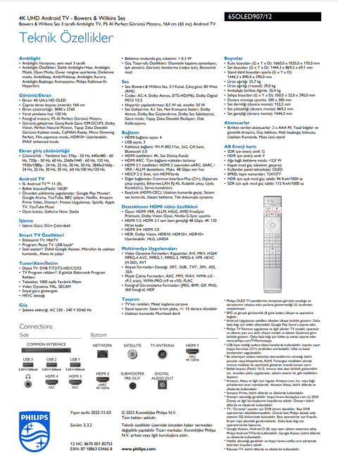 Philips Oled+ 907 (2022-2023)