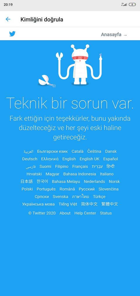 Twitter hesabım sizlere mi ömür?