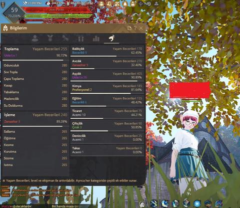 BDO satılık 62 lvl Guardian hesap Full p2w 20b nakitli