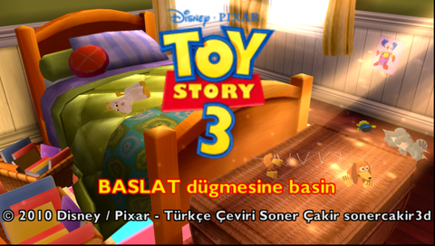 PSP Oyunları Türkçe Çeviri Çalışmalarım - Toy Story - UP ve Wall-E