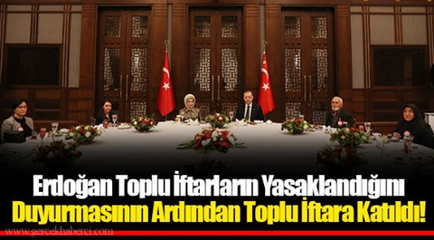 Toplu İftar Yasağı Koyup Toplu İftar Yapmak