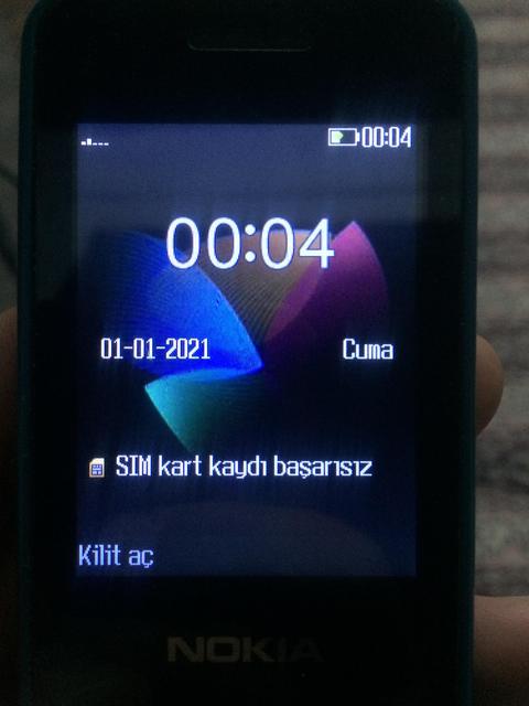 Nokia 515 sim kart kaydı başarısız hatası