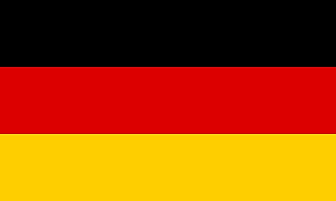Alman bayrağının mükemmel olması
