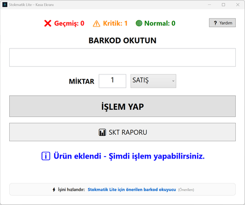 Bozuk ürün satmayı engelleyen ücretsiz stok programı (Windows)