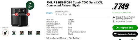 philips hd9875/90 ile hd9880/90 arasındaki fark nedir