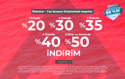 Moosebay Sitesinde Toplam %60’a yaklaşan Sezon Sonu İndirimleri