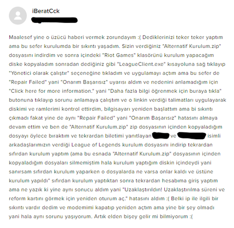 LOL'de "OYNA" butonuna tıkladığımda oyuna giriş yapamıyorum yardımcı olursanız sevinirim :(