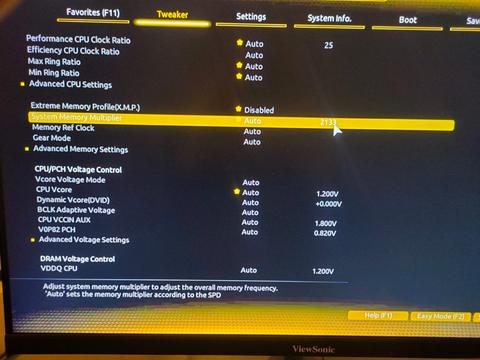 Gigabyte XMP/Ram Sorunu