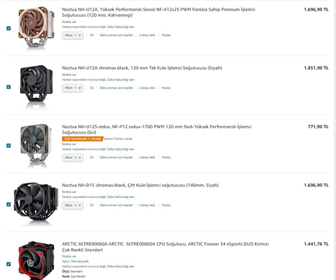 Hem sessiz hem iyi soğutma önerisi