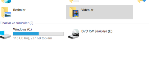 d diski  yok laptop