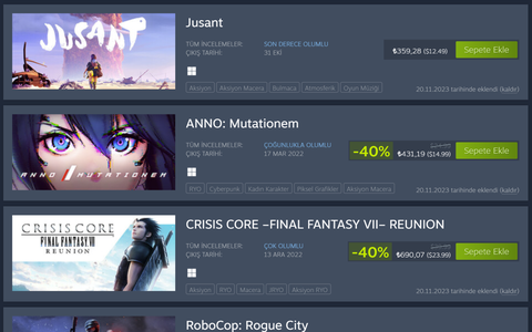 STEAM İÇİN USD/TL ÇEVİRİCİSİ: U2T