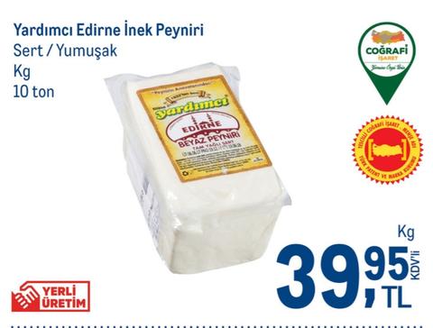 İnek Peyniri Yardımcı Edirne kg 40tl Metro Market
