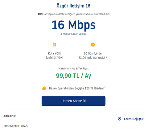 TürkNet Churn başvuru VDSL portum görünmüyor