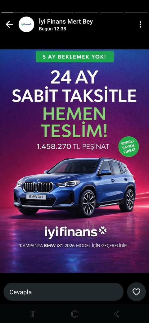 İyi Finans Hemen Teslim Araç Kampanyası