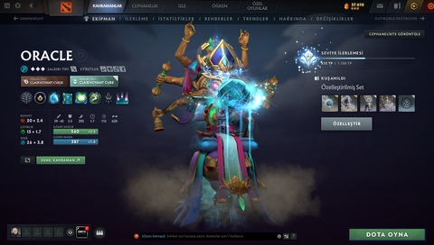 Dota 2 Dolu Account Satılık. 4 Arcana 2 Persona ve Ekstra Item'lar