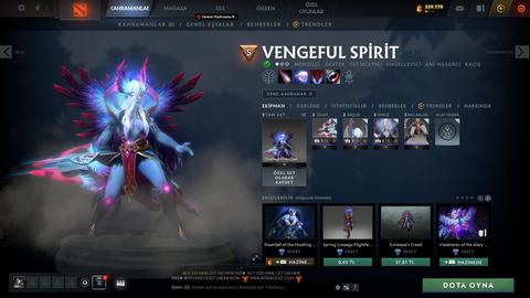 Full+Full Collector Account! Bütün arcanalar ES,WK,QOP,WR,DROW,SPEC,VOİD,RAZOR