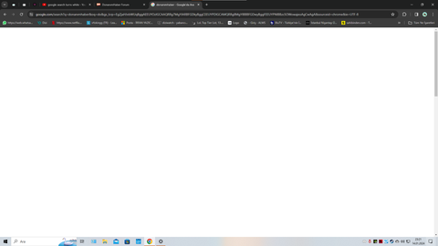 google beyaz ekran sorunu