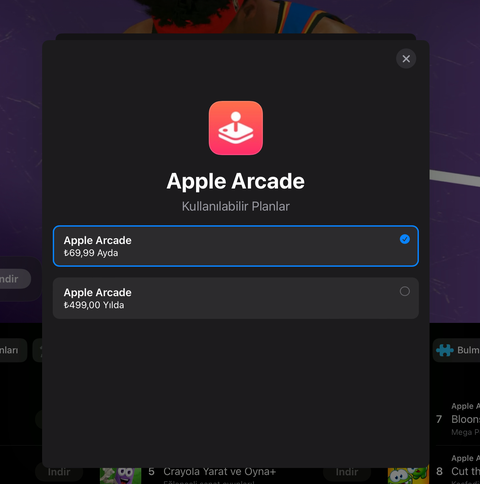 Apple Arcade Oyun Platformu ve Aboneliği ANA KONU