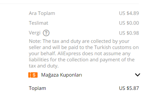 Aliexpress vergi