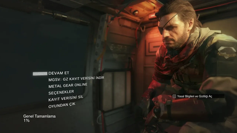 Metal Gear Solid V: The Phantom Pain Türkçe Yama - 2026