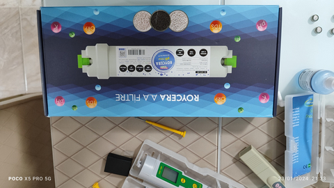 Roycera Alkali Filtre Orp,tds, ph ölçüm , inceleme test konusu