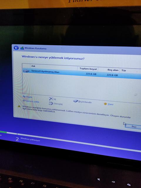 Bios boot menude hersey cifter gozukuyor