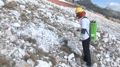 Beşparmak'ta KKTC bayrağının boyanması, Rumları kızdırdı