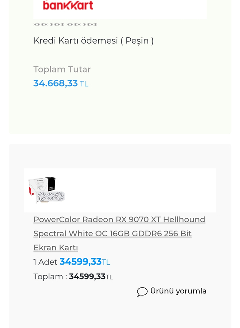 PowerColor Radeon RX 9070 XT Hellhound Spectral White aldım bu kasaya sizce doğru mu yaptım ?