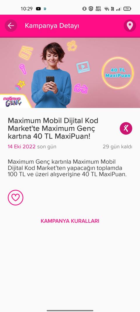 Maximum Genç Kampanyaları (Ana Konu)