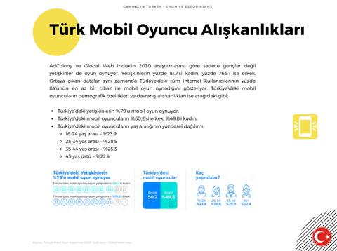 2020 Türkiye Oyun Sektörüne Dair Veriler