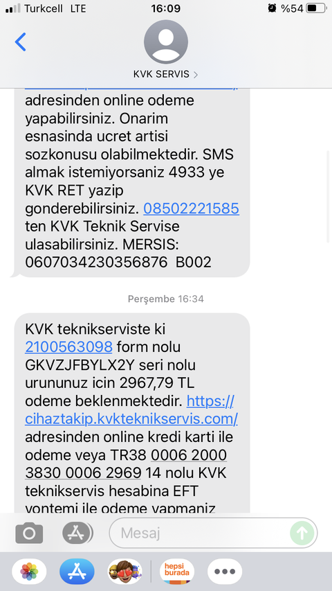 HEPSİBURADA VE KVK SERVİS AİRPODS REZİLLİĞİ