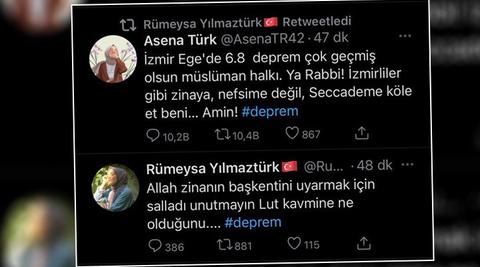 İzmir Depreminin ardından atılan NEFRET TWEETLERİ!