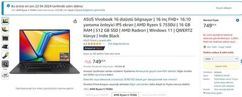 AMD Ryzen Mobil 7000 Serisi [ANA KONU] Laptop Tavsiye & Tartışma