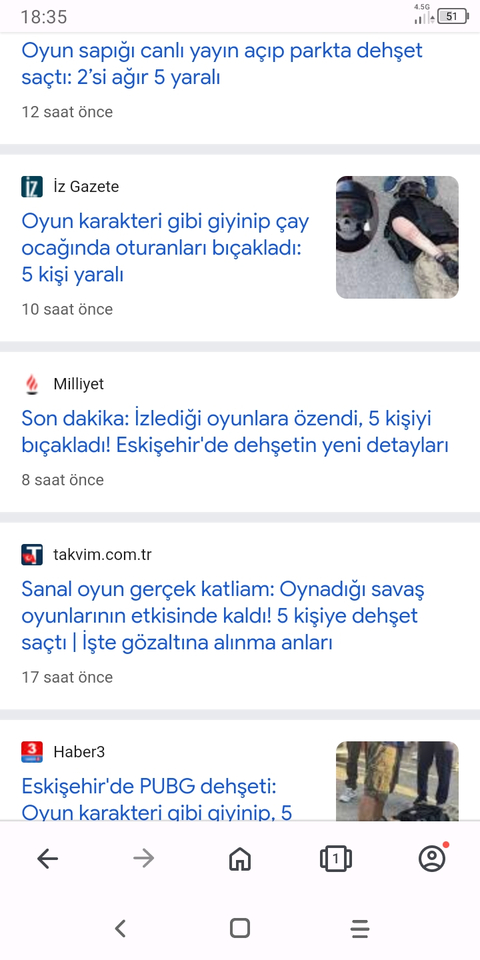 bir siz varsınız bir de onlar.